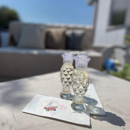 Pembe Gül Detaylı Özel Gün Peçetesi