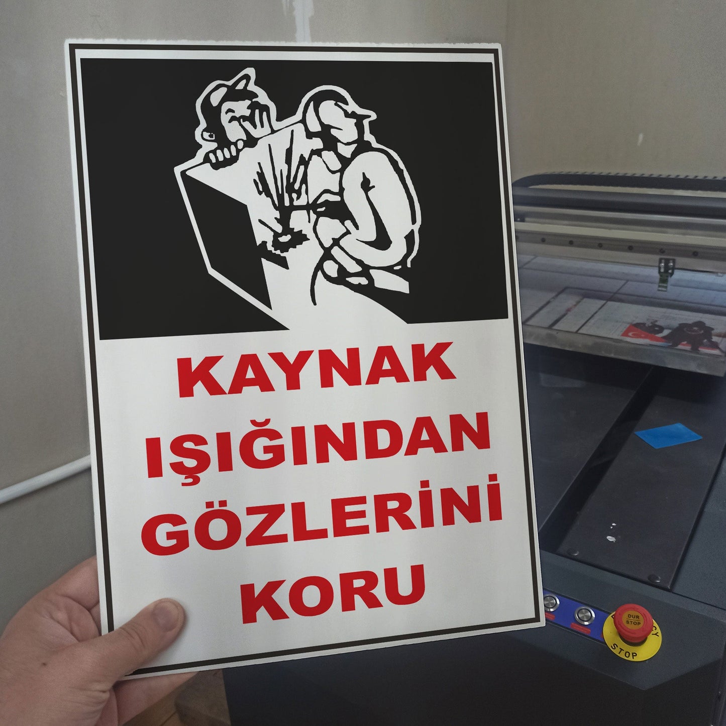 UV Baskılı Foreks ve Alüminyum Kompozit Uyarı Levhaları - Dayanıklı ve Kaliteli