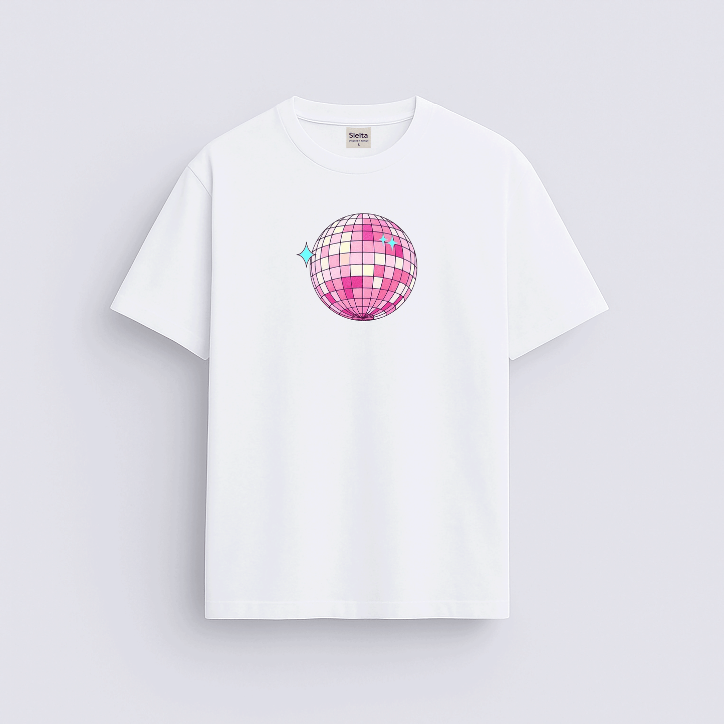 Minimal baskılı regular tişört