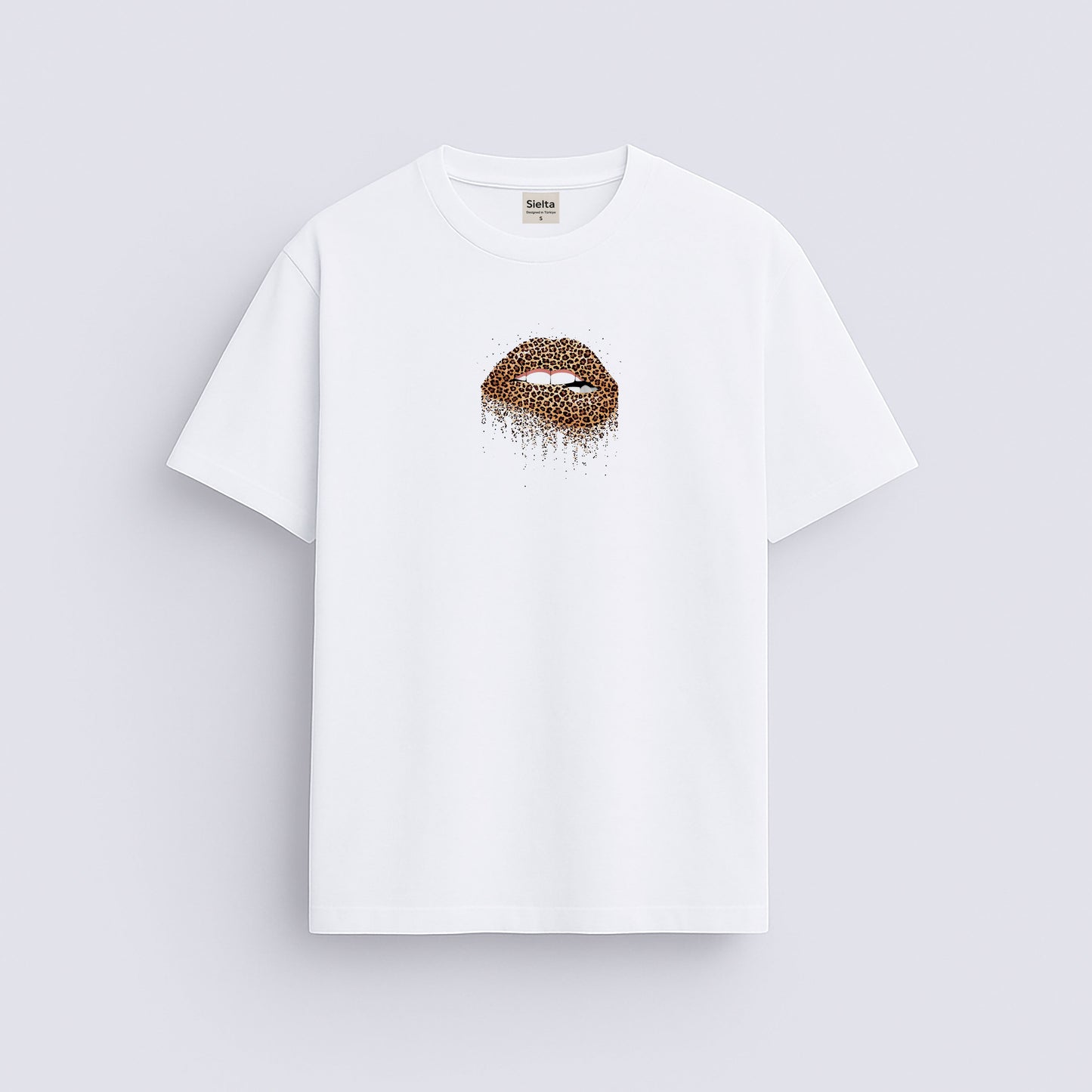 Minimal baskılı regular tişört