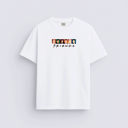 Friends baskılı regular tişört