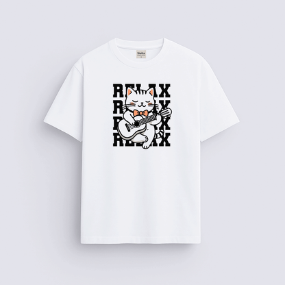 Minimal baskılı regular tişört