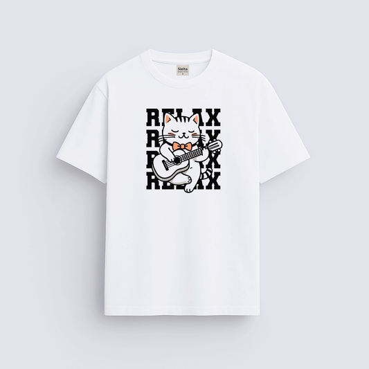 Minimal baskılı regular tişört