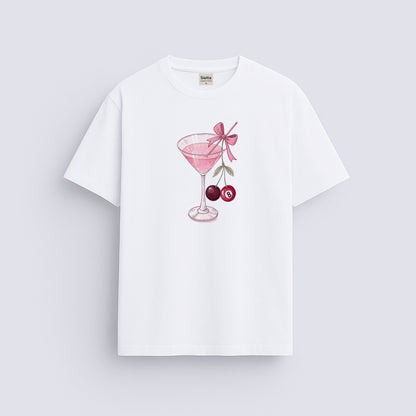 Minimal baskılı regular tişört