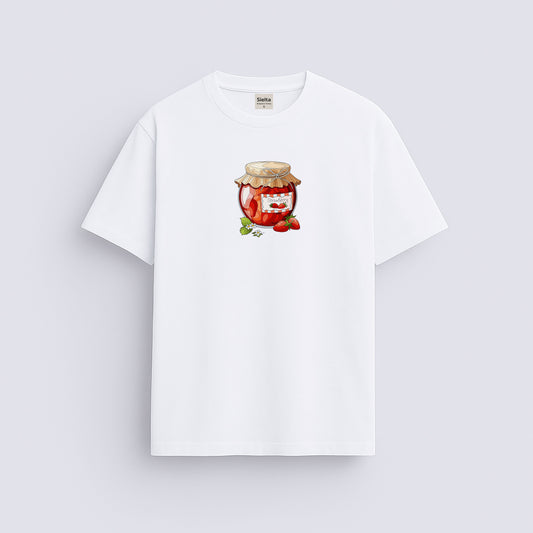 Minimal baskılı regular tişört