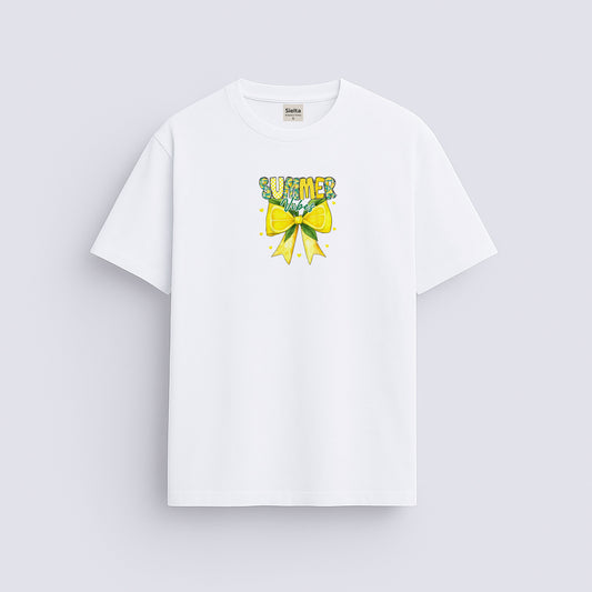 Minimal baskılı regular tişört