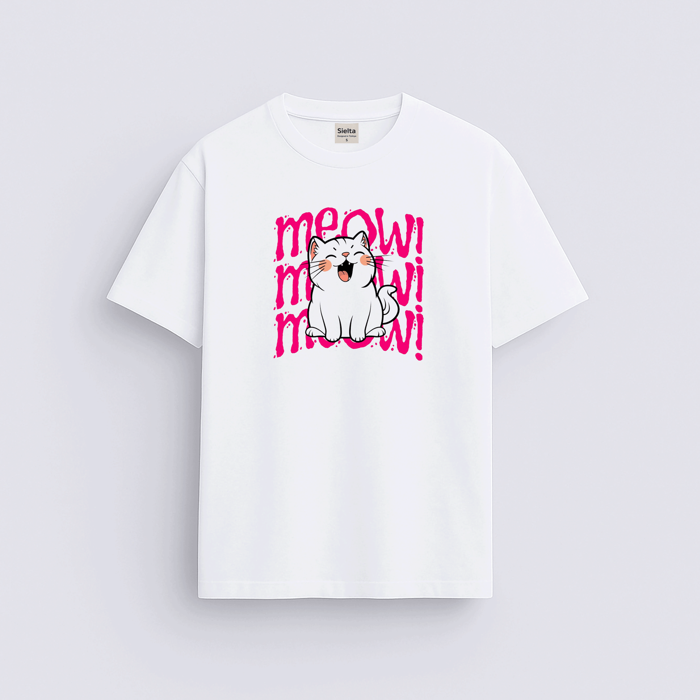 Minimal baskılı regular tişört