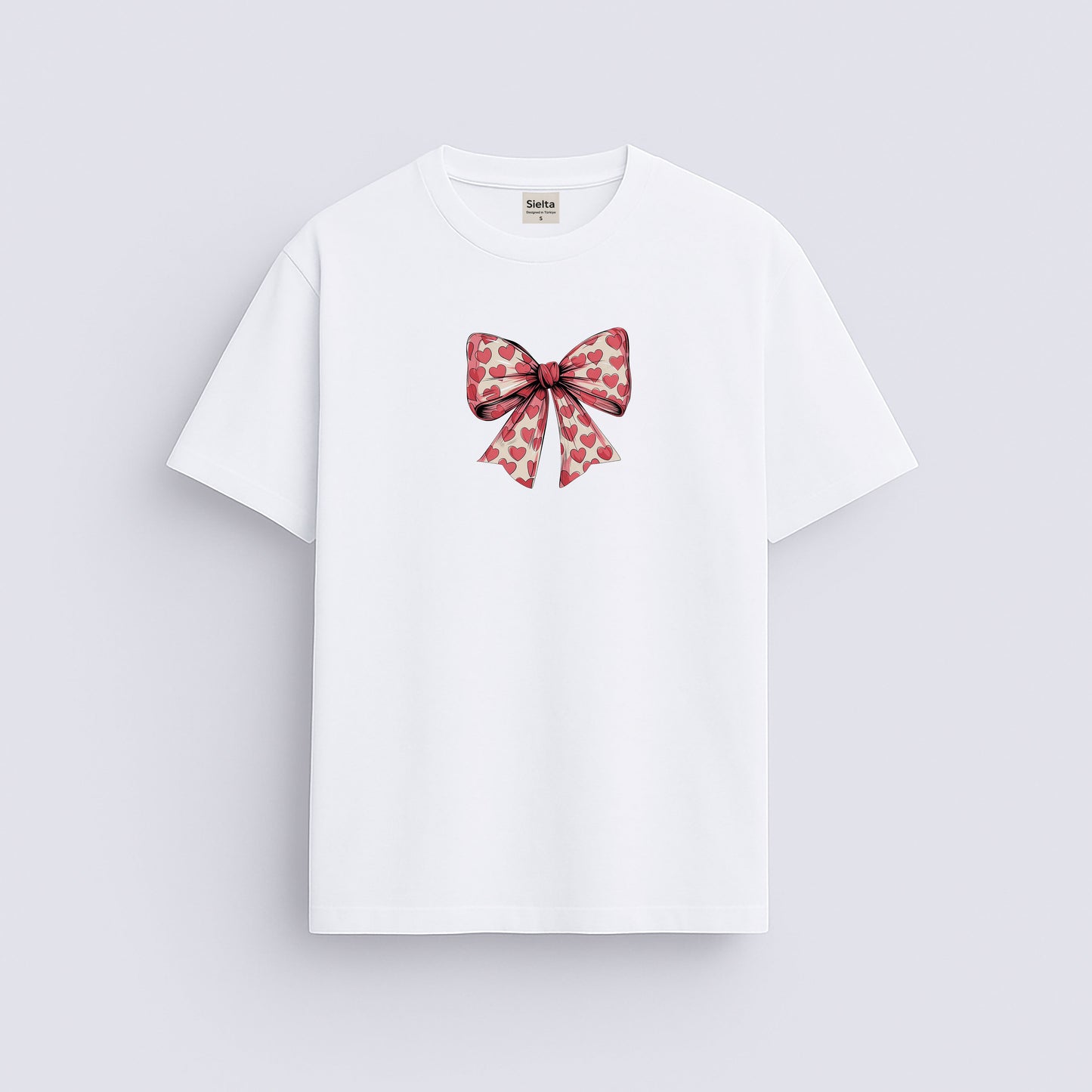 Minimal baskılı regular tişört