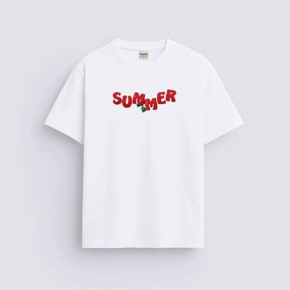 Summer baskılı regular tişört