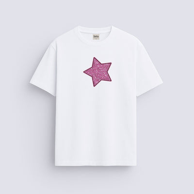 Minimal baskılı regular tişört