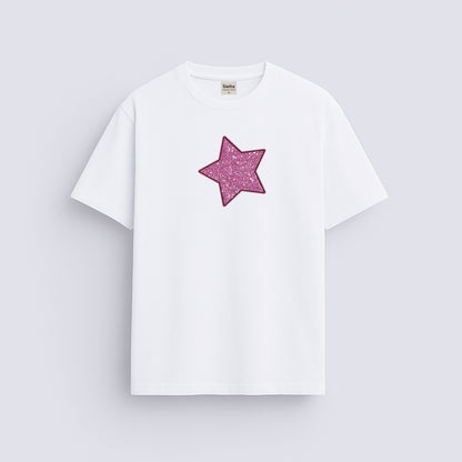 Minimal baskılı regular tişört