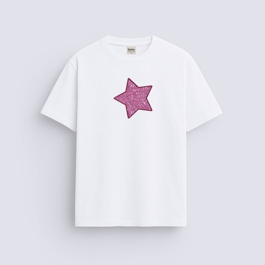 Minimal baskılı regular tişört