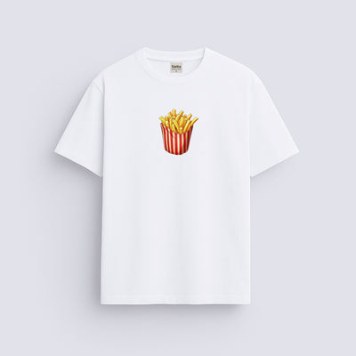 Minimal baskılı regular tişört