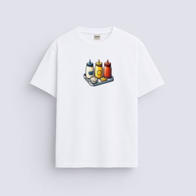 Minimal baskılı regular tişört