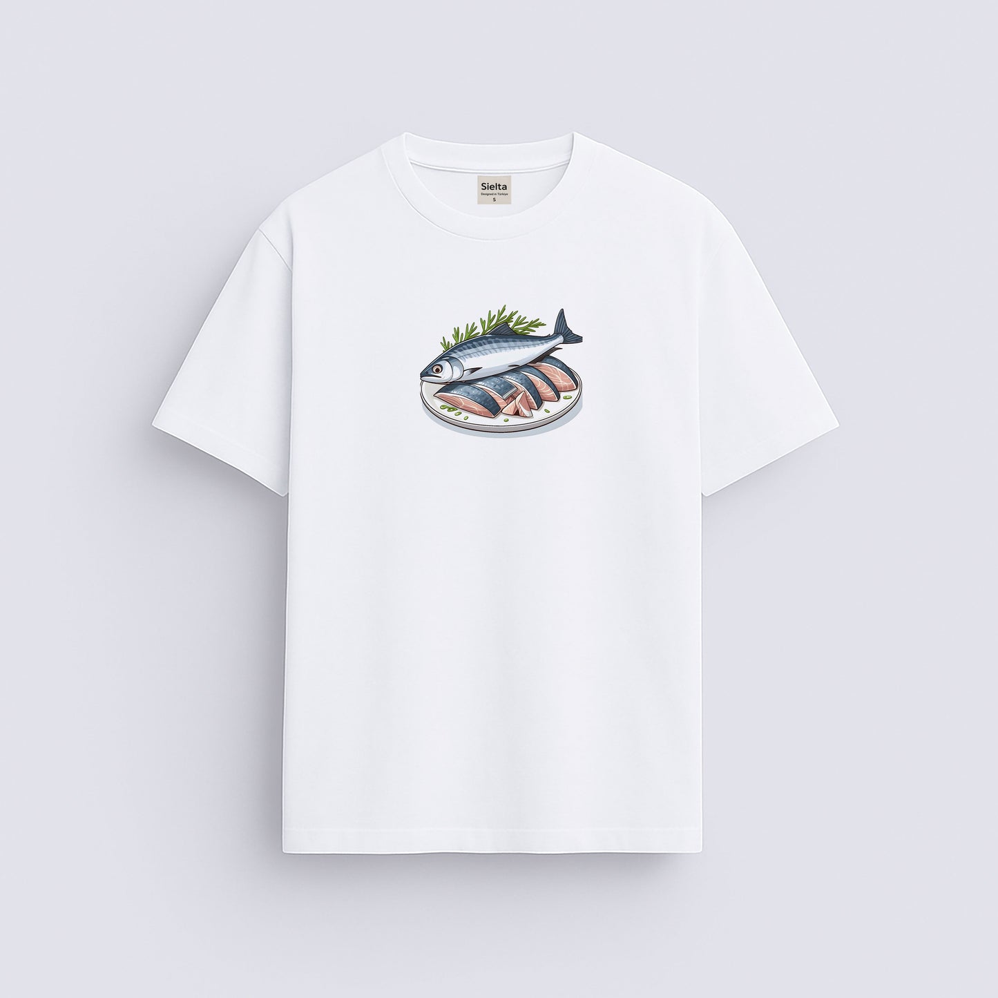 Minimal baskılı regular tişört