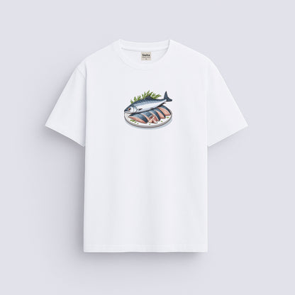 Minimal baskılı regular tişört