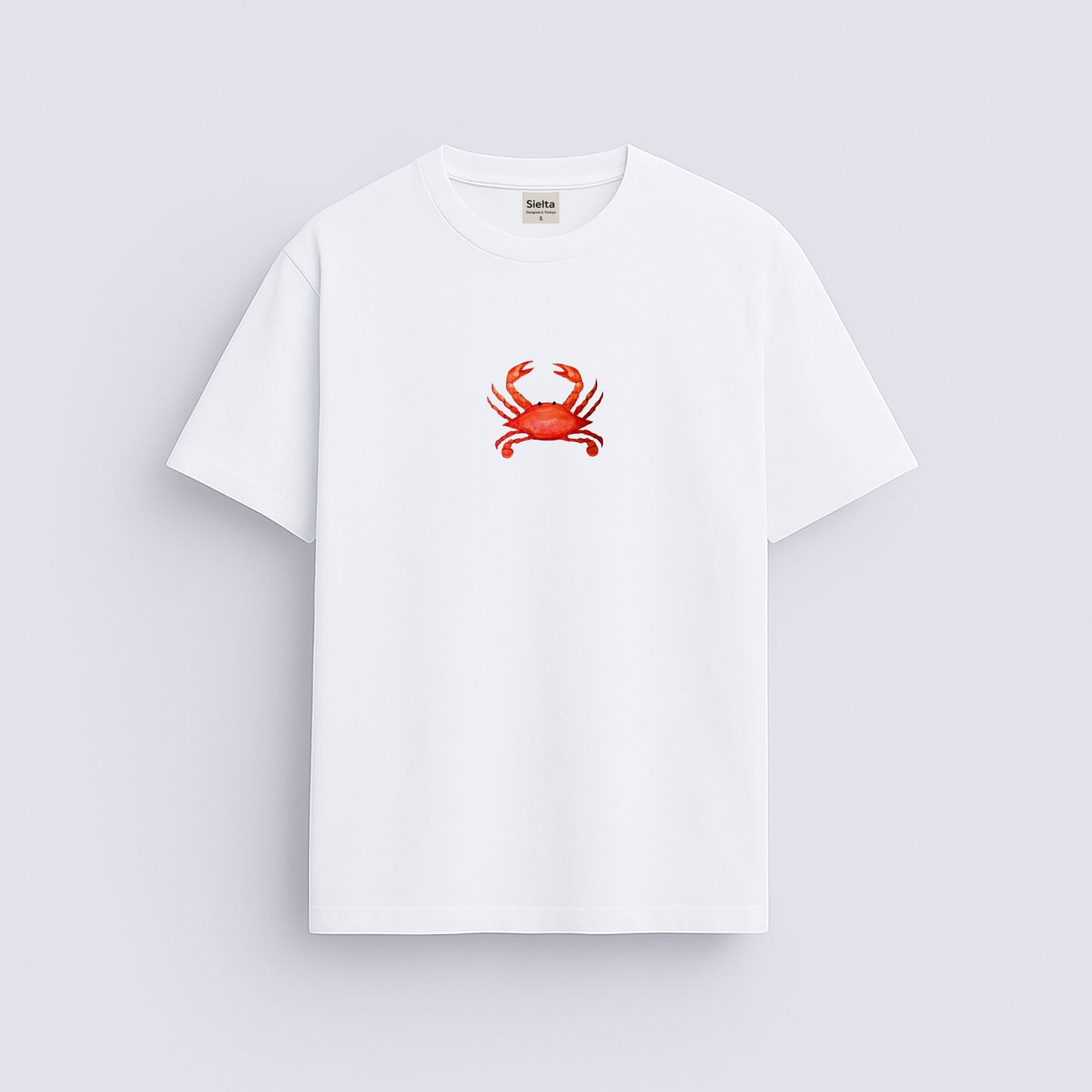 Minimal baskılı regular tişört