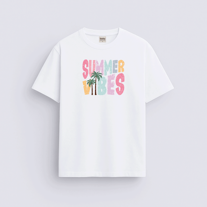 Summer baskılı regular tişört