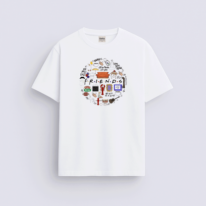 Friends baskılı regular tişört