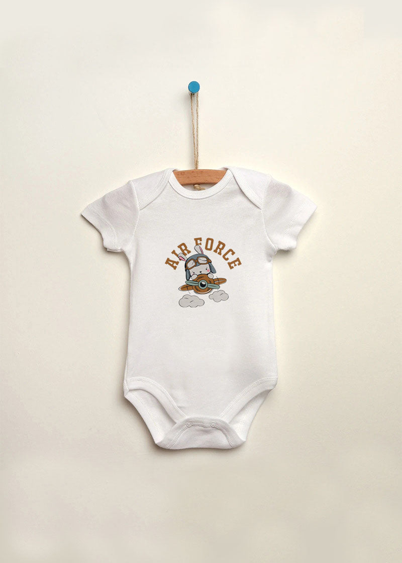 tavşan baskılı bebek zıbın