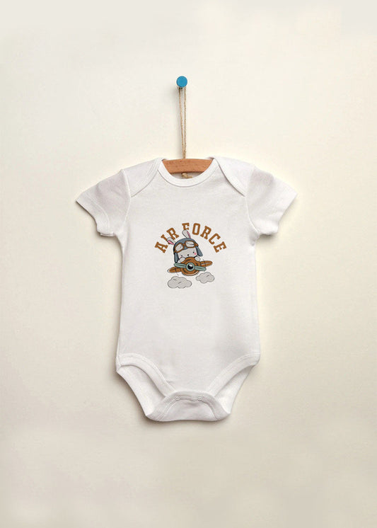 tavşan baskılı bebek zıbın