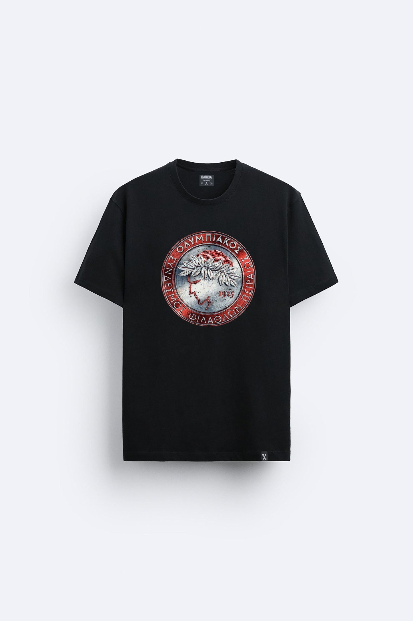 antik baskılı regular tişört