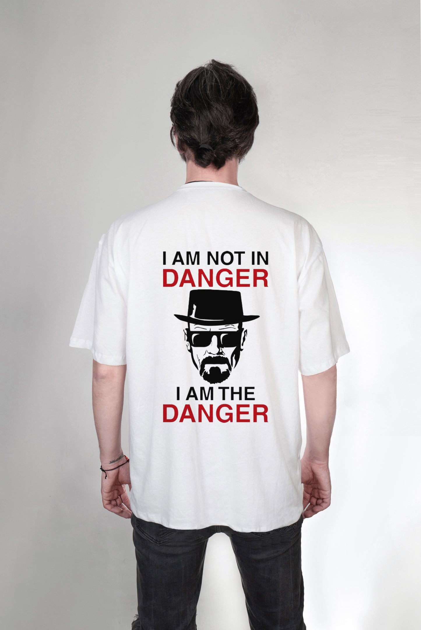 Breaking bad baskılı oversize tişört