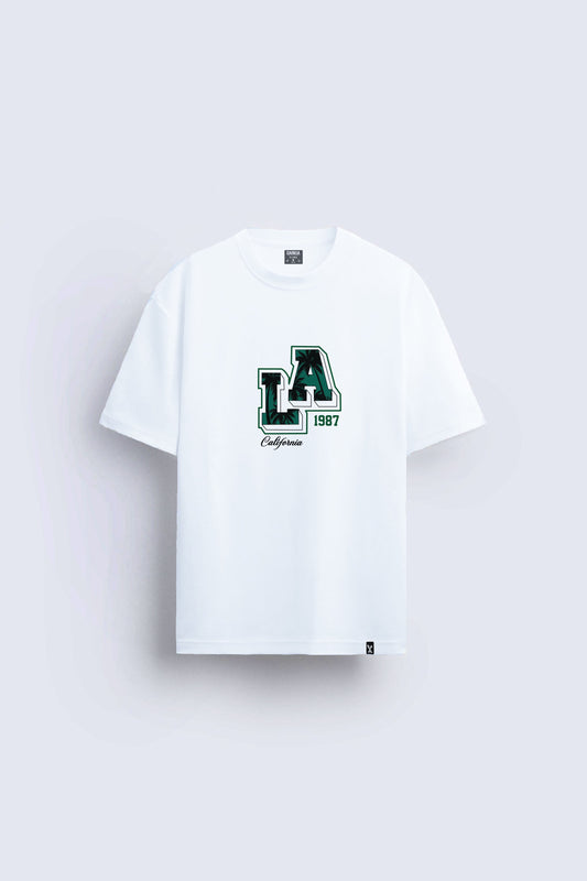 Los Angeles baskılı regular tişört