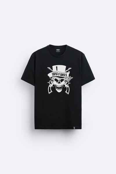Guns N' Roses baskılı regular tişört