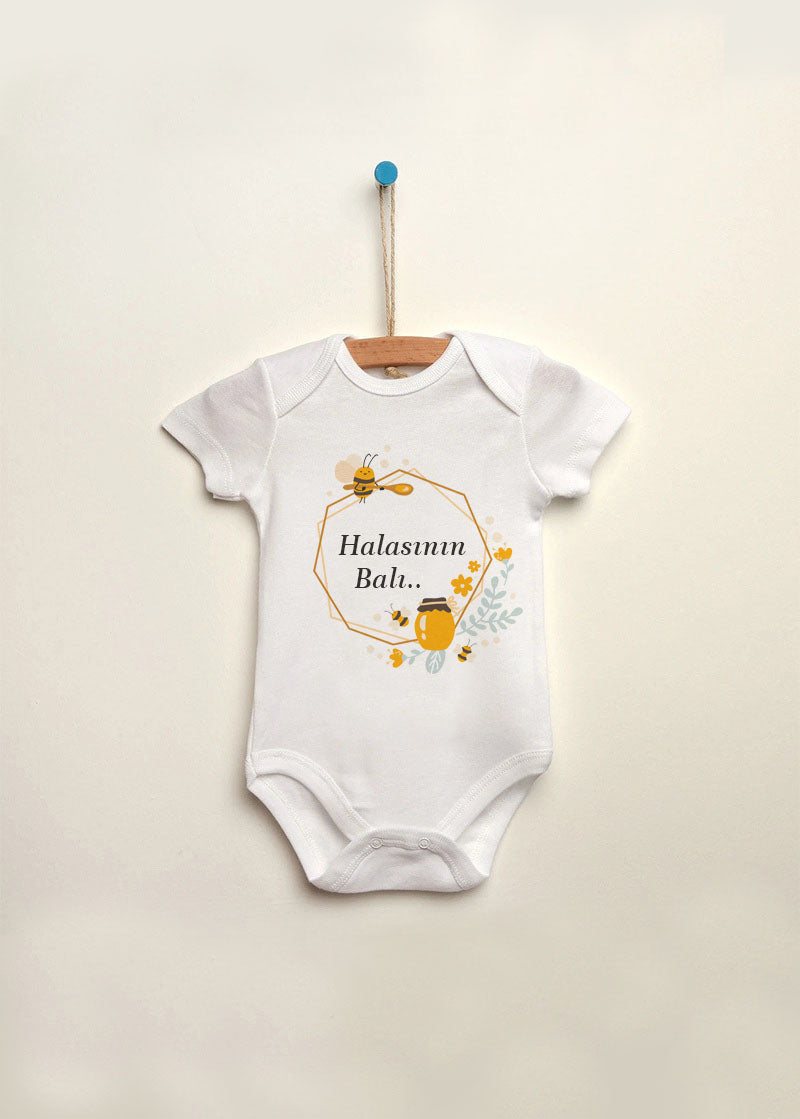 hala baskılı bebek zıbın