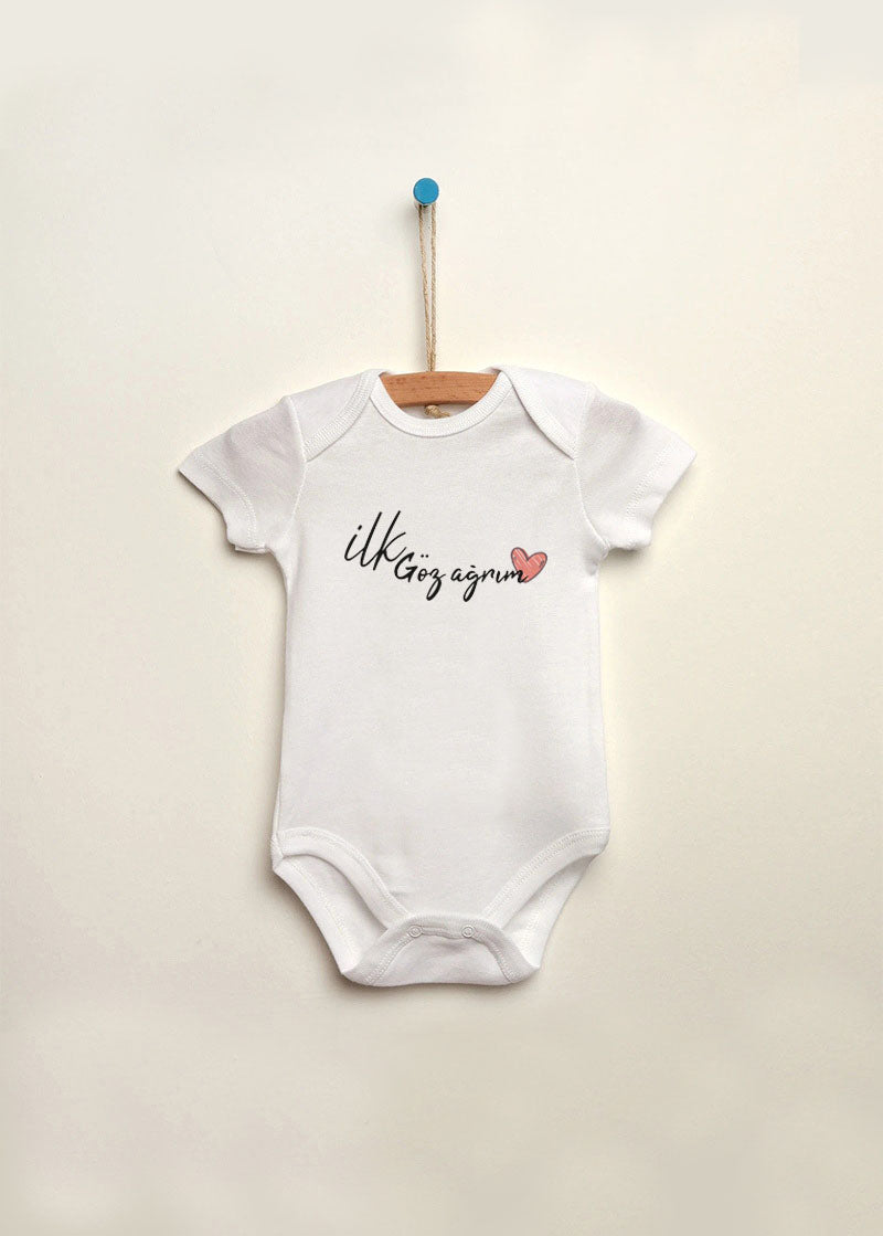 ilk göz ağrım baskılı bebek zıbın