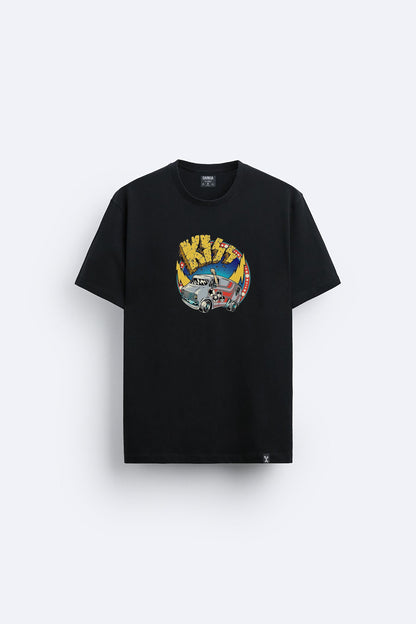 Kıss baskılı regular tişört