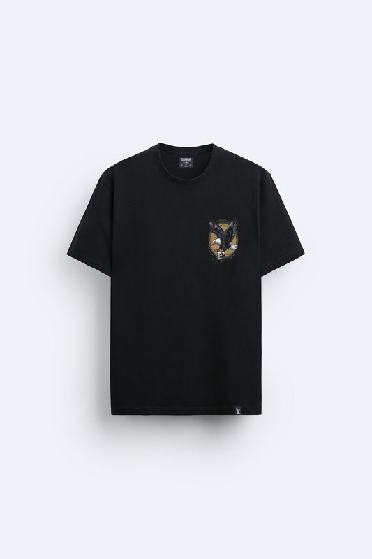 Kartal baskılı regular tişört