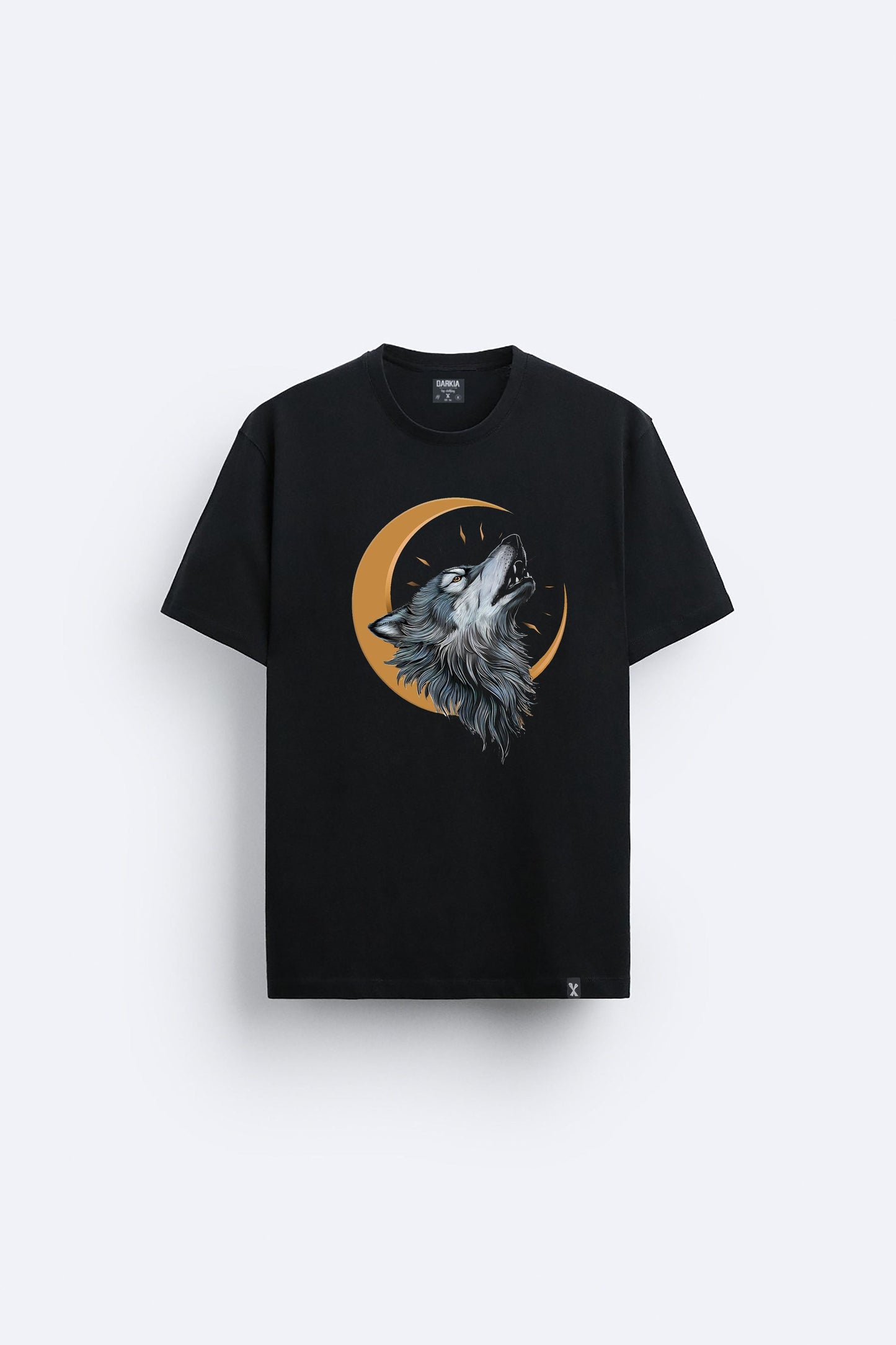 Kurt baskılı regular tişört