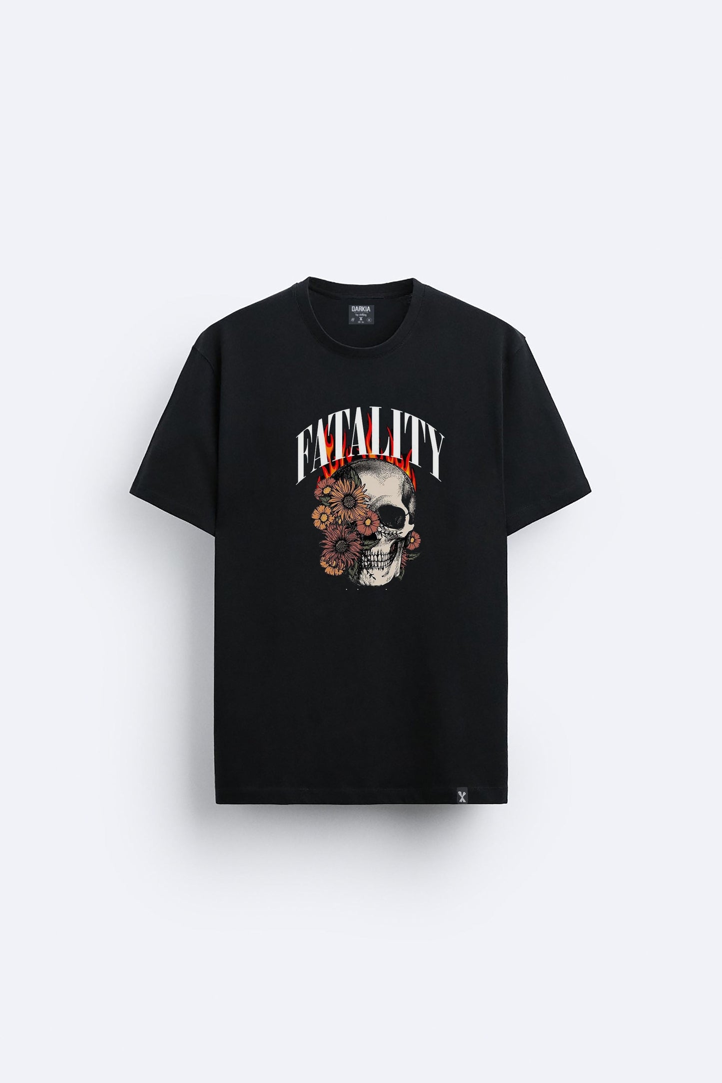 Kuru  kafa baskılı regular tişört