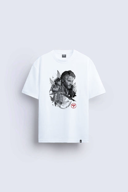 Last of us baskılı regular tişört