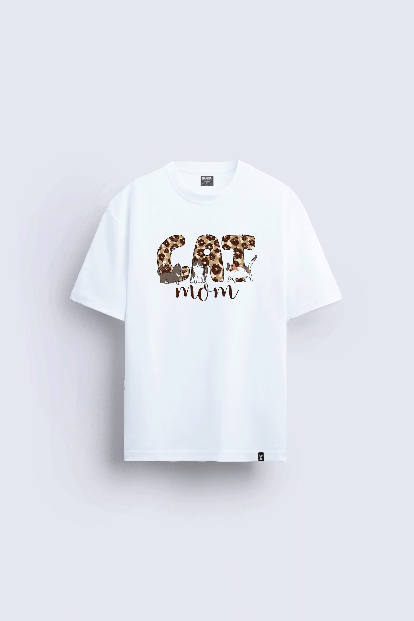 Anneler Günü Hediye Tişörtü – MOTHER MAMA MOM  Baskılı Oversize Tişört