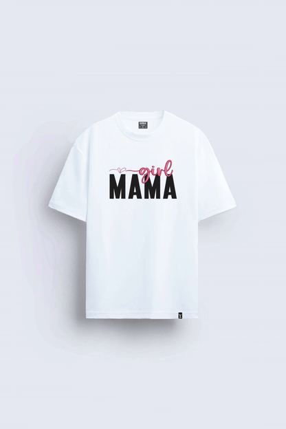 Anneler Günü Hediye Tişörtü – MOTHER MAMA MOM  Baskılı Oversize Tişört