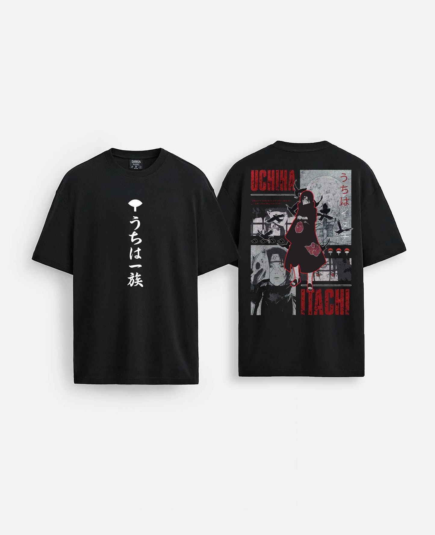 İtachi baskılı oversize tişört