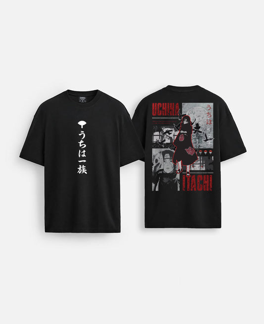 İtachi baskılı oversize tişört