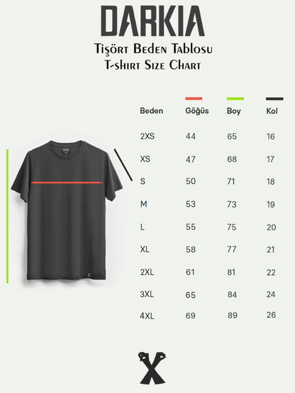 Makaron baskılı regular tişört