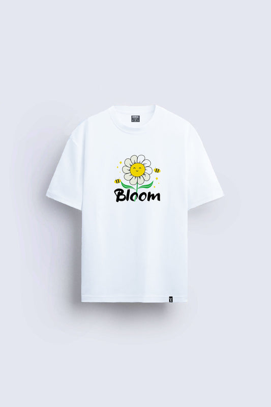 Bloom baskılı regular tişört