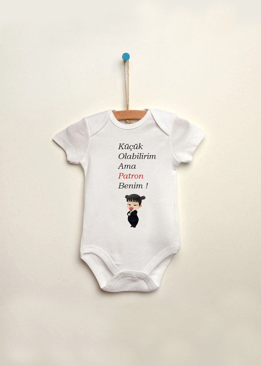 patron baskılı bebek zıbın