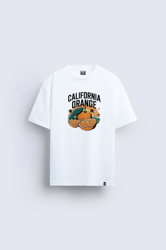 minimal baskılı beyaz oversize tişört