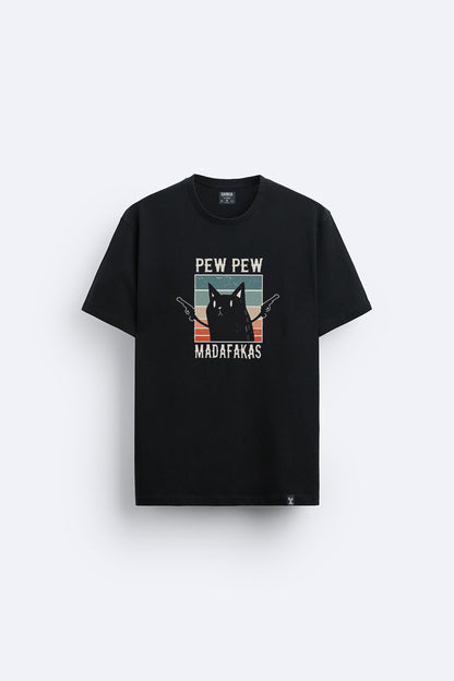 Minimal baskılı regular tişört