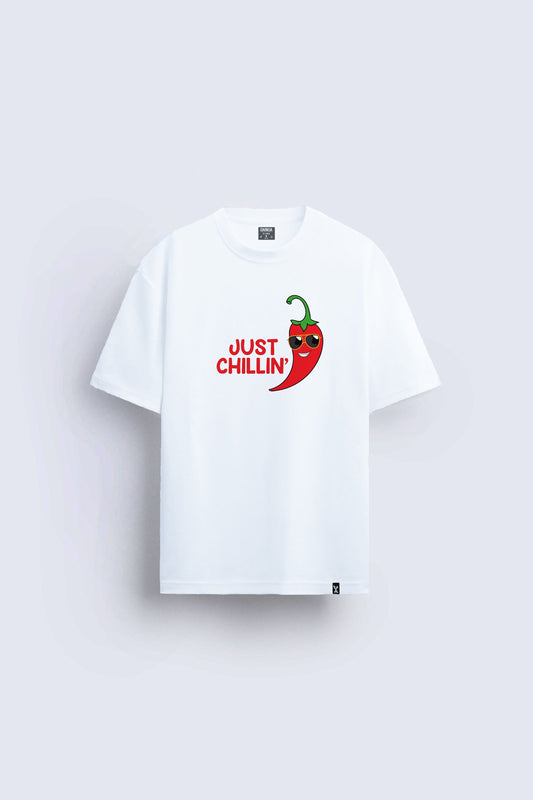 Chill baskılı regular tişört