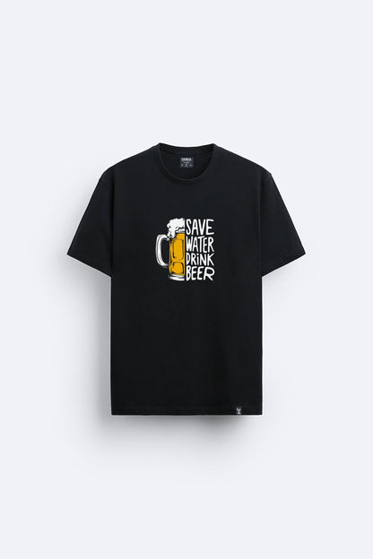 Beer baskılı regular tişört