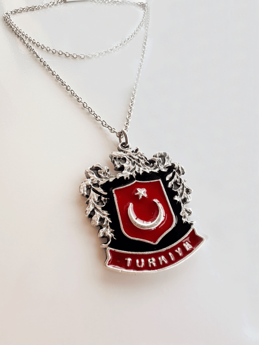 Türk Bozkurt Zincir Kolye