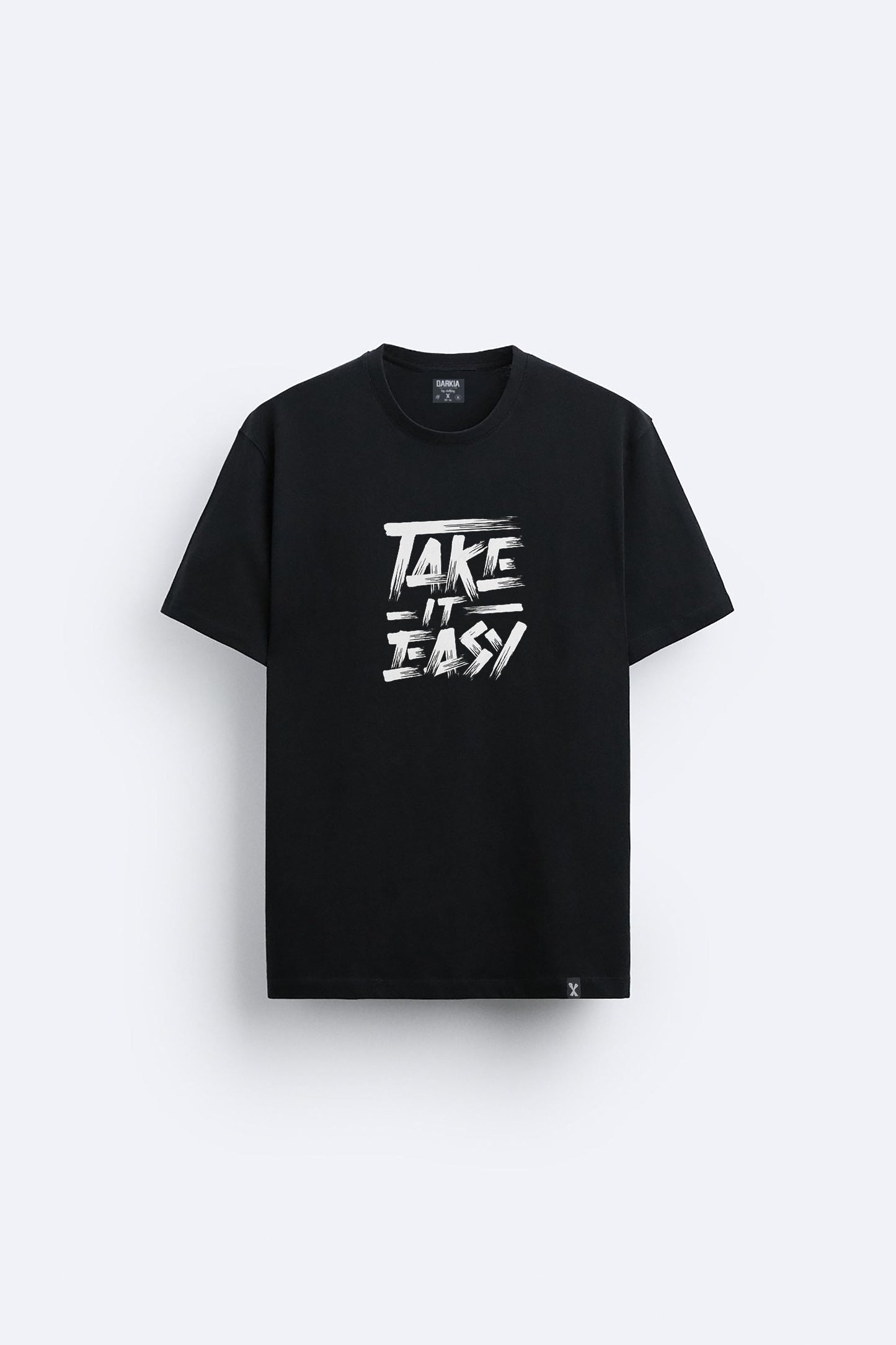 Minimal baskılı regular tişört