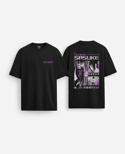 anime baskılı oversize tişört